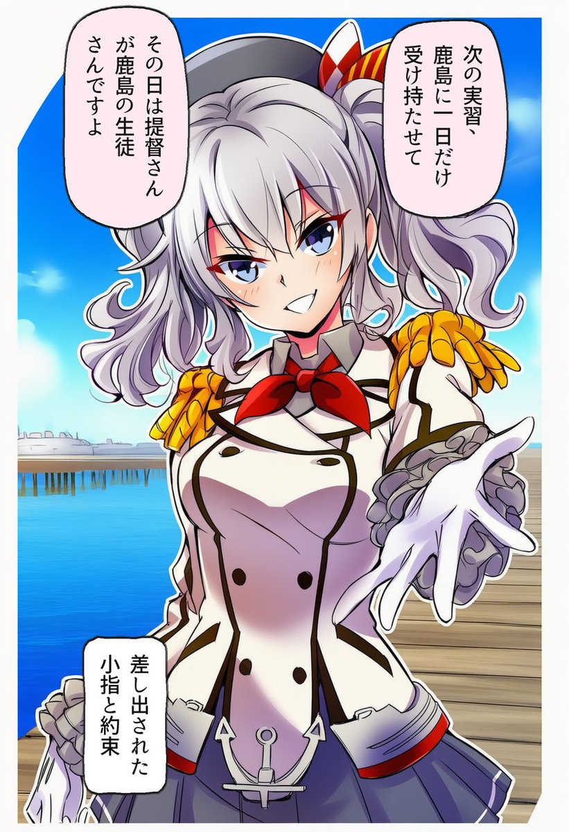 LauratupLaura's tweet photo. 一日だけ鹿島の生徒さんになって…鹿島(1/2) https://t.co/KtPArwiYJz