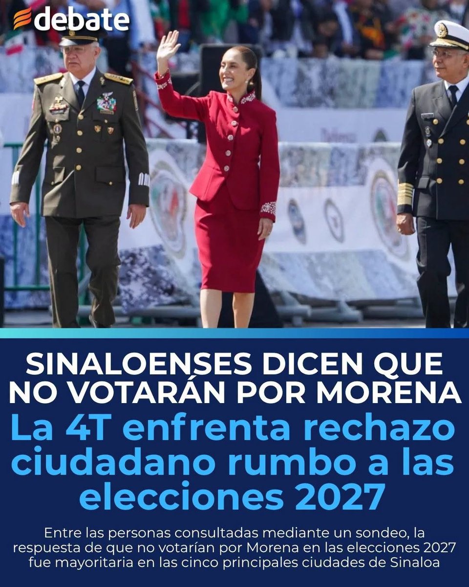 GARCIPAVON's tweet photo. ¡Por favor sinaloenses, en verdad háganlo! 🙏
Millones de mexicanos los apoyamos, y así será también en otros estados. Saquemos ya a esta secta que está haciendo mucho daño al país 😠¡¡#FueraMorenaEnEl2027!!