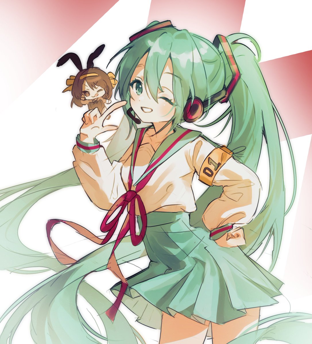 Tomachan_U_U's tweet photo. Ⓜ️

#初音ミク #涼宮ハルヒ https://t.co/DCeZBcjBhU