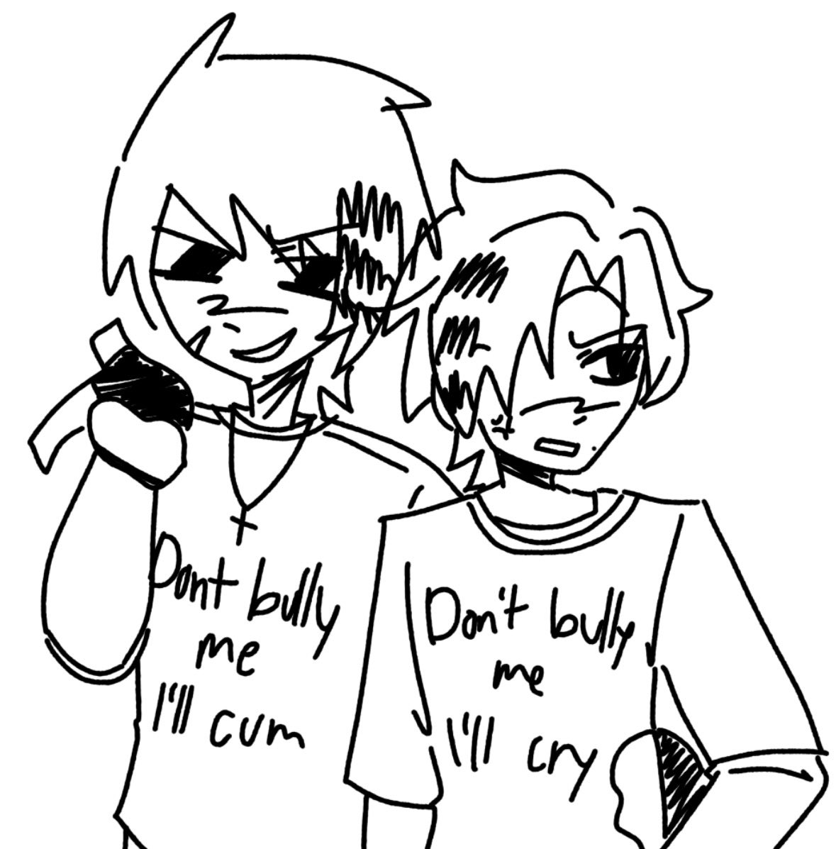 galaxygamer808's tweet photo. It looked better in my head but whatever plus theres an emo ver cuz i got bored #prumano https://t.co/ZUrjFDtrwg