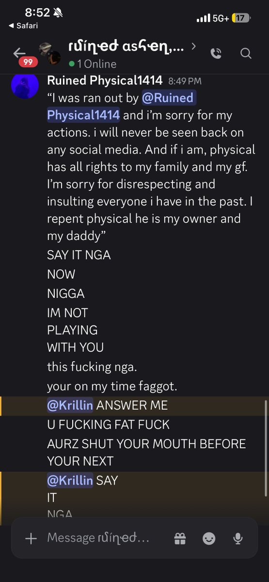 Codeine_ap's tweet photo. "OG" Physical"764" Aka Bissett is threatening people for leaving RBL like bro get a fucking grip🤣 https://t.co/9LSyjXzThL
