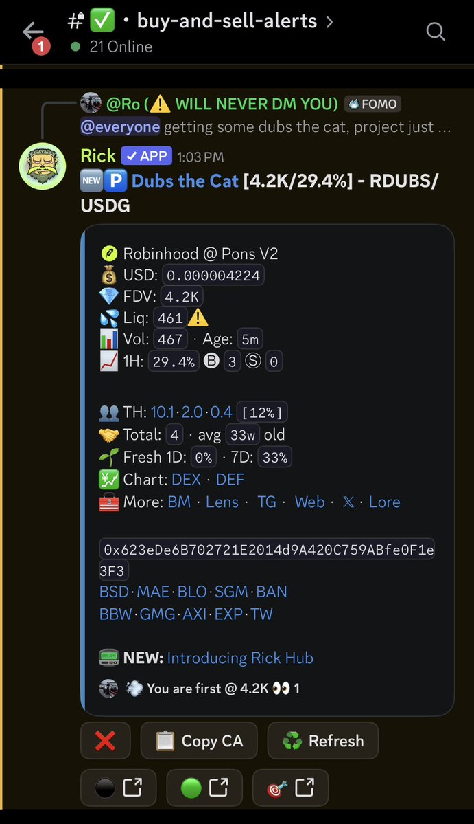 CryptoRo_YT's tweet photo. Would u believe me if I said I called this af $4k MC 

@QuietWinning $RDUBS

Another 40X call in my VIP group

What are u doing not joining? https://t.co/JRBaug43Ji