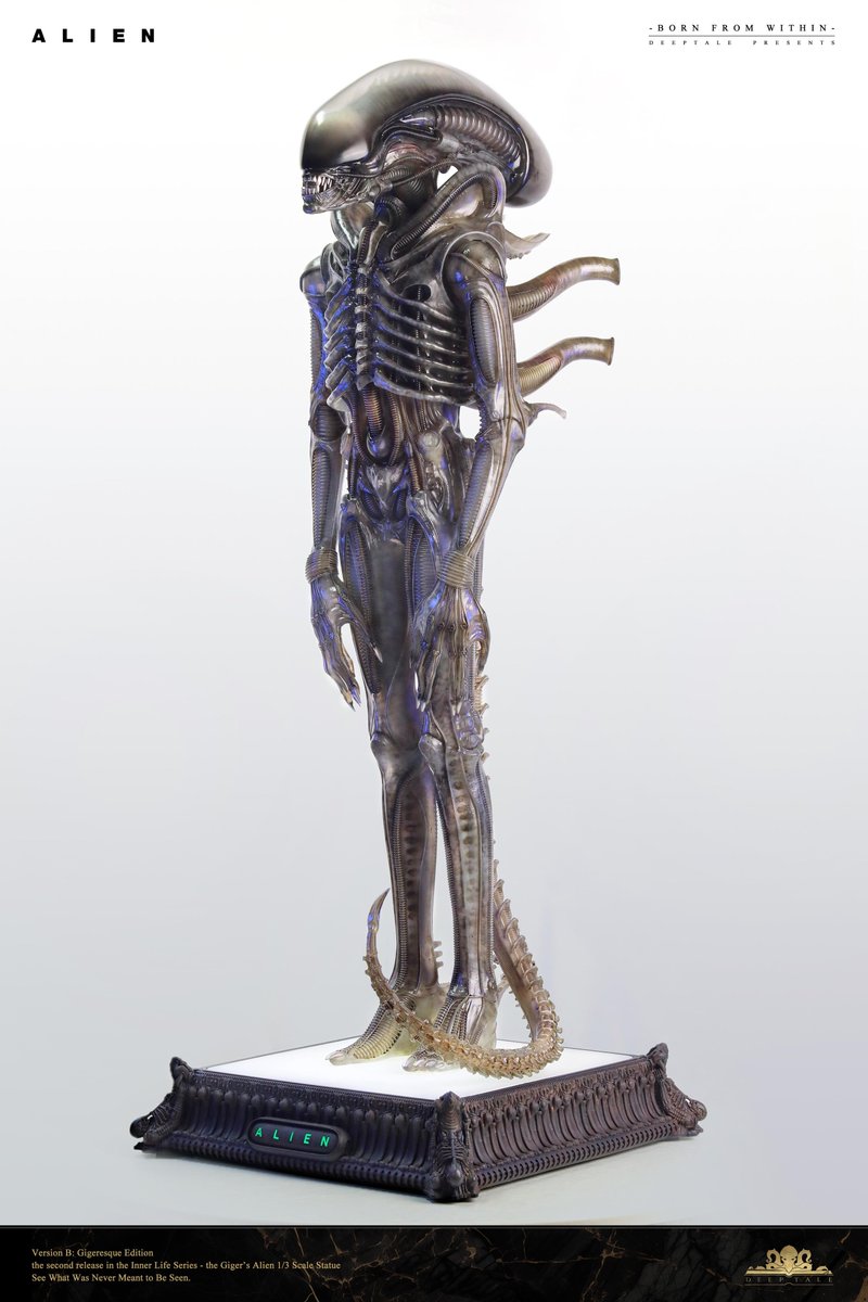 orz_GK's tweet photo. Giger's Alien🔥
📣Pre order
🧰Studio: Deep Tale Studio
📌Product name: INNER LIFE Series 1/3 Scale Giger's Alien Alien
🌐Official Website: https://t.co/YI3y4mHVng
Delivery time: 2027 Q3
#orzgk #orzgkfigure #orzgkofficial #alien  #gigersalien https://t.co/MpTFjLYdy6