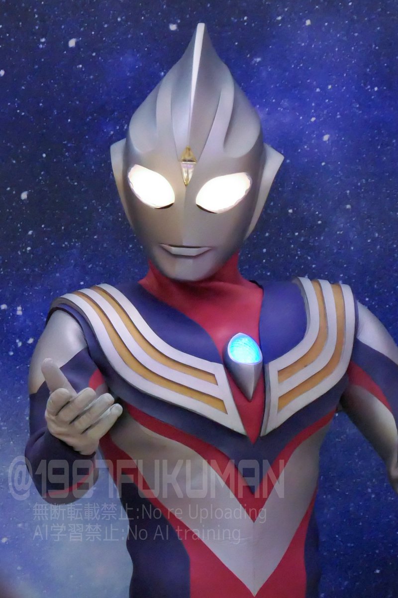1987FUKUMAN's tweet photo. 超8兄弟のBGMで、3人のウルトラマンがやってきました！！

#ウルトラマンティガ
#ウルトラマンダイナ
#ウルトラマンガイア
#イオンモール東久留米 https://t.co/A67WE6HknU