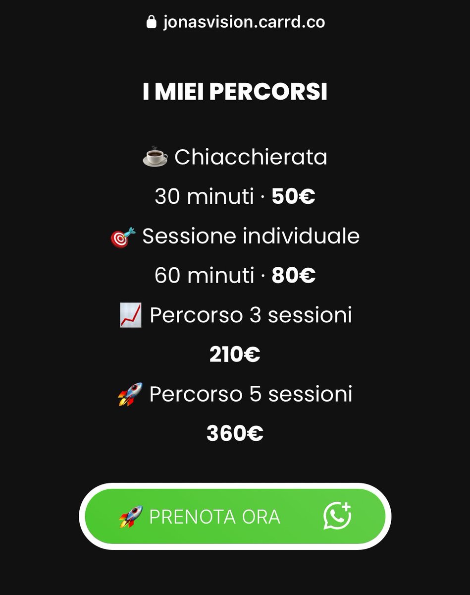 ipocondriaorg's tweet photo. @iacchi320632 @gessy2023 Nessuna falsità questo è il suo listino prezzi e posso anche postare lo screen della storia dove dice di studiare il blocco d’ansia in relazione al mental coaching
Un mental coach non ha nessuna competenza o diritto di trattare l’ansia che è una patologia mentale per psicologi https://t.co/zM7msPi9uq