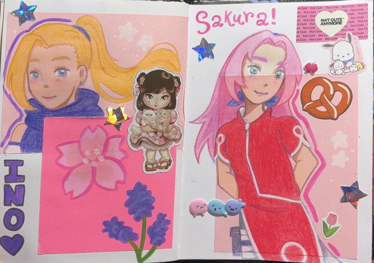 mari27mori's tweet photo. #inosaku #sakuraharuno #sakura #ino https://t.co/UyQ3Bub0gC