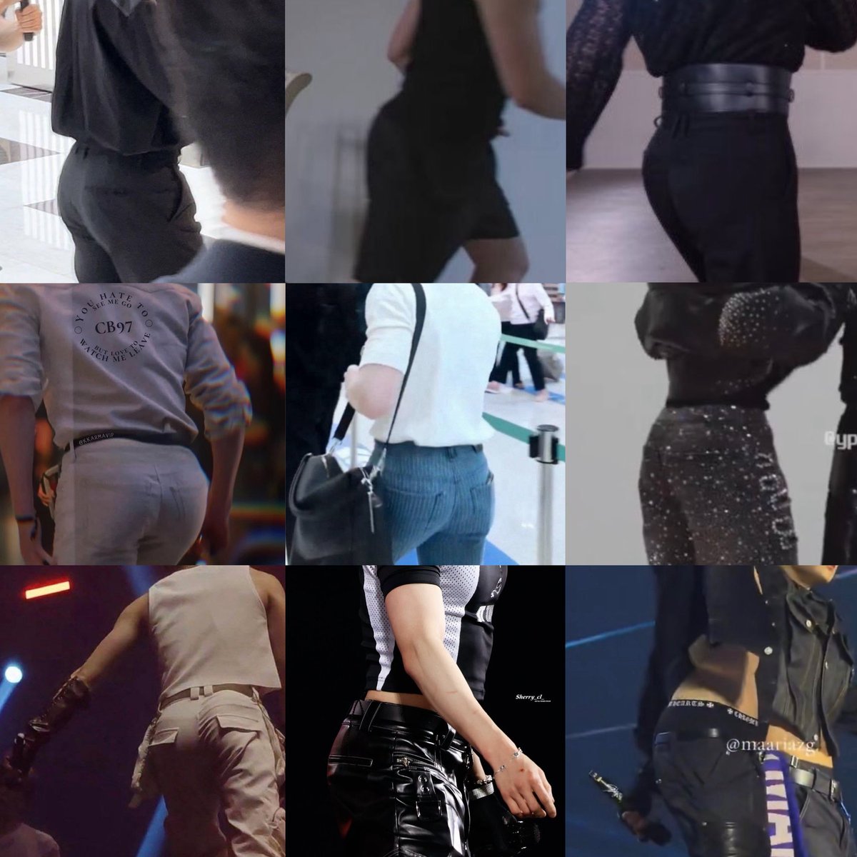 wlfiechans's tweet photo. bang chan ass collage because what is he gonna do about it https://t.co/OCxOqyQtEq