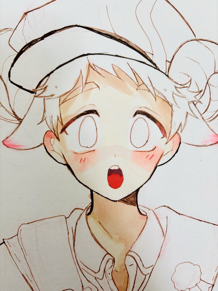 QkWiarmk's tweet photo. 自分の過去絵見てたら中途半端な光のアナログ絵出てきた😃せめて顔完成させろよ🫠 https://t.co/24YCD3YFYz