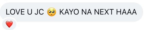 happyheartjc's tweet photo. I asked for signs from the lord, kung sakin ba tong laban na to. Kung maipapanalo ko ba tong laban nato. God knows how to give signals. 

My oldest OG friends sent this to me. ☹️

I will do my part ❤️‍🩹 i trust you 🙏🏻 https://t.co/WMK0RHmoRI