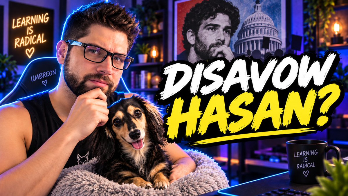 TheRadicalCoder's tweet photo. New video from my comeback stream.

Does appearing with Hasan Piker mean a candidate now has to answer for everything Hasan has ever said?

I dug into the Abdul El-Sayed “disavow Hasan” discourse and why I think the association ≠ endorsement distinction matters. https://t.co/Dg5Gh2zA8q