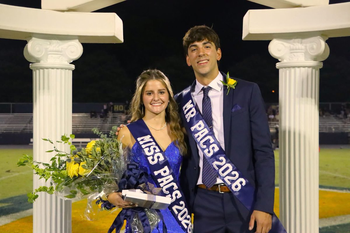 PACSWolverines's tweet photo. Congratulations to Mr. and Miss PACS 2026 - Luke Childress and Maddie Capps!  

#pacshomecoming2026 https://t.co/5bDFtlt6Ok