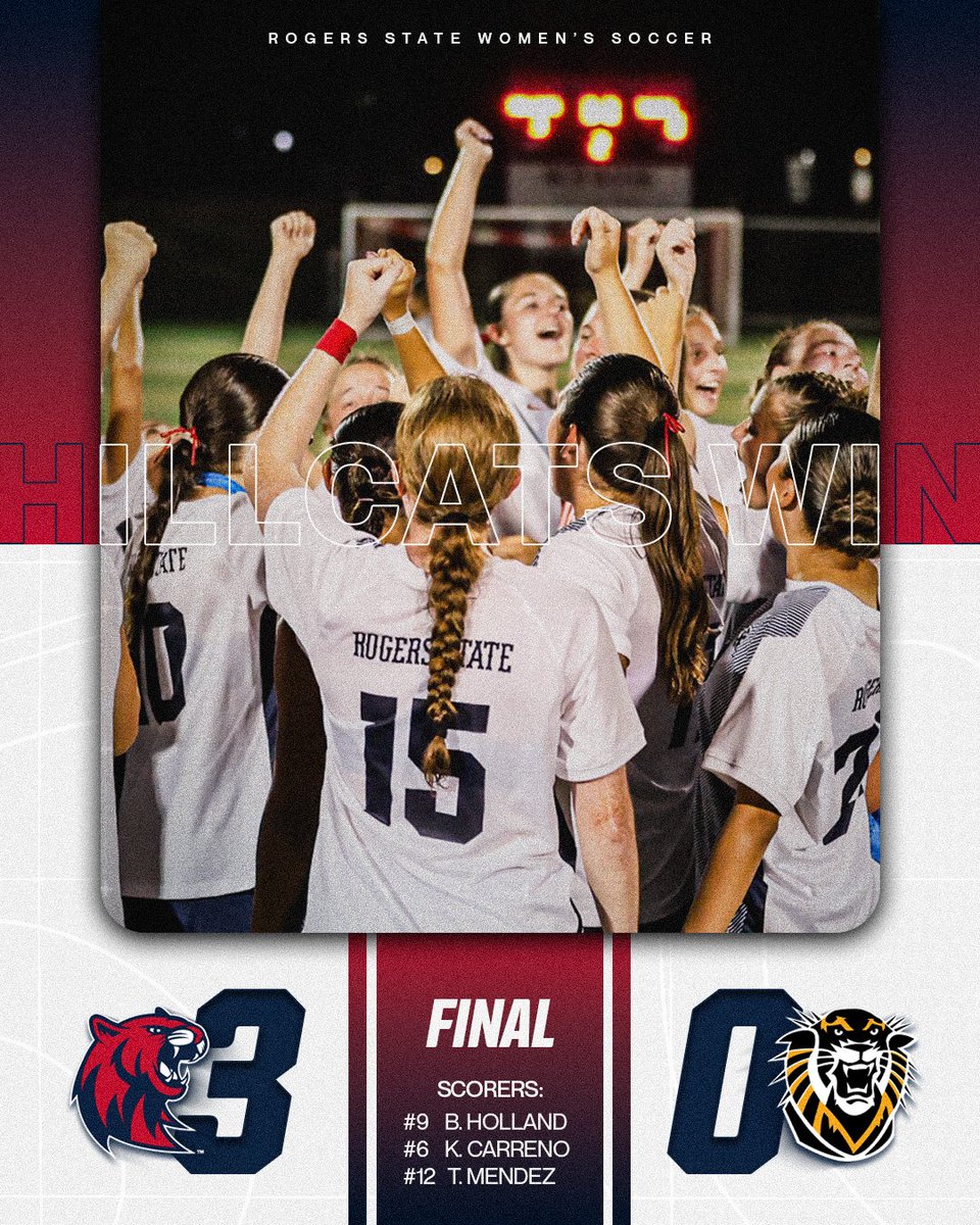RSUHillcats's tweet photo. HILLCATS WIN! ⚽️

1st shutout win over FHSU ✅
Largest margin of victory over the Tigers ✅
Opening MIAA play with a dub for the 1st time since 2023 ✅

Holland: Goal
Carreno: Goal
Mendez: Goal
Brandes: Assist
Butts (3-1-1): 4 Saves

#DefendtheHill https://t.co/fNefxalMtb