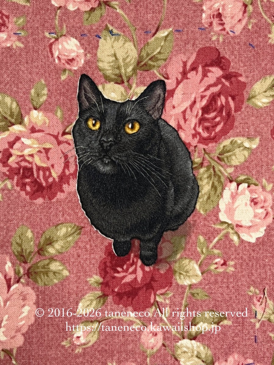 tanenecoshop's tweet photo. #全クリエイターに告ぐ猫の作品を解放せよ

Hand-embroidered cat ．
🐈‍⬛🐈 https://t.co/RyCAmCCzsS