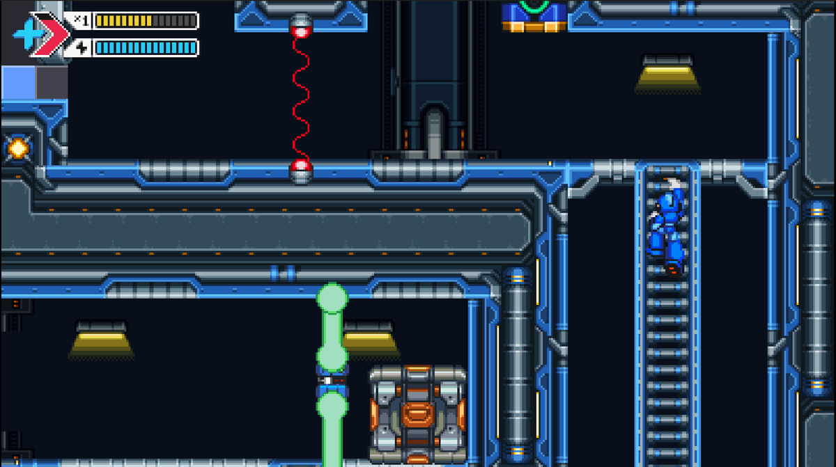 LesenNow's tweet photo. Signal Owl stage progress screenshot (WIP).

Cool tileset by @Luminers5 

#MegaManX #indiedev #Fangame https://t.co/xd86E9mFzU