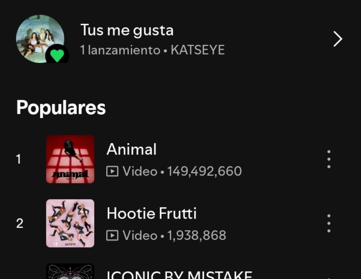 Ryan_bp4's tweet photo. @maggieandmillie @TheHateBase @KATSEYEBASE @katseyeworld I 've Spotify premium https://t.co/CXJXC7lGm6
