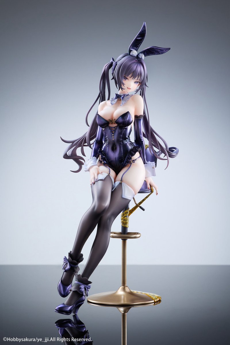 Hobbysakura's tweet photo. 💜予約受付開始💜

ye_jji先生（@y_e_j_j_i_）のオリジナル作品より
「Posa Bunny Ver.」
1/6スケールフィギュア
本日各代理店にて予約販売を開始いたします！

▼ご予約はこちら
【https://t.co/B8QHw80xrn】

甘く妖しい雰囲気と、どこか危うい魅力をまとった彼女が、
あなたを魅惑の夜へと誘います。🐰

艶やか��バニースーツと、ふとこちらに向ける視線。
彼女の魅力を、ぜひお手元でお楽しみください✨

#Hobbysakura新商品公開 #Hobbysakura