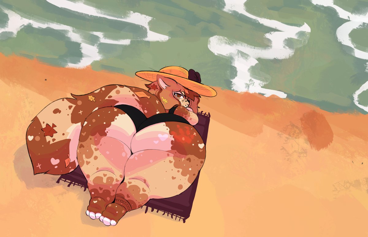 mavisbitez's tweet photo. ⛱️ || can't even keep your paws to yourself. https://t.co/GLVVt4Etox