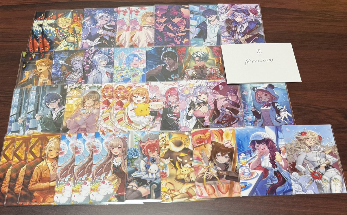 rui_oxxo's tweet photo. 【交換/譲渡】にじさんじ ノスタルジアコレクション Anotherstyle

譲
画像1,2
1,2枚目上段は交換優先

求
画像3,4参照 定価+送料

本日アニメイト日本橋付近にてお取引可能です。

買取・譲渡可です。
異種交換可能

検索より気軽にお声がけ下さい！！ https://t.co/HSqOEk28w9