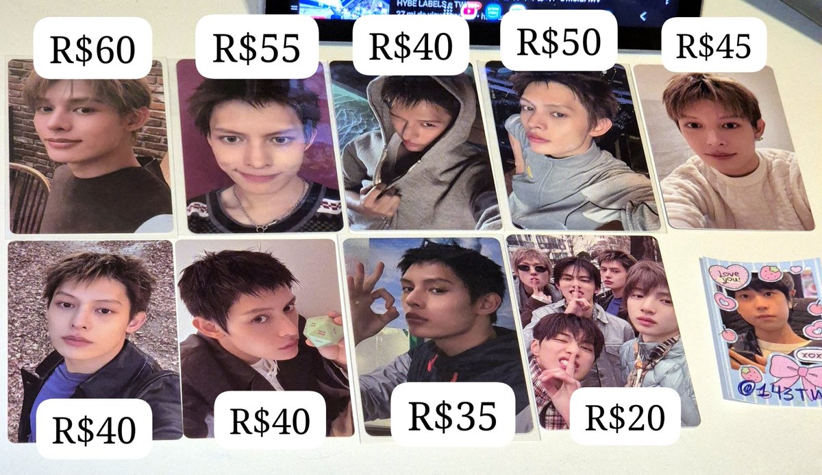 iyumagic's tweet photo. vendo/venda pobs cortis

valores + frete nacional (superfrete a partir de R$18)
_checar disponibilidade no pv_

౨ৎ não reservo, pagamento imediato (em mãos). Envio nos finais de semana
౨ৎ compradores sensíveis/com pressa ❌️ so chame se tiver real interesse
౨ৎ fbs @iyumagic (+1k)
