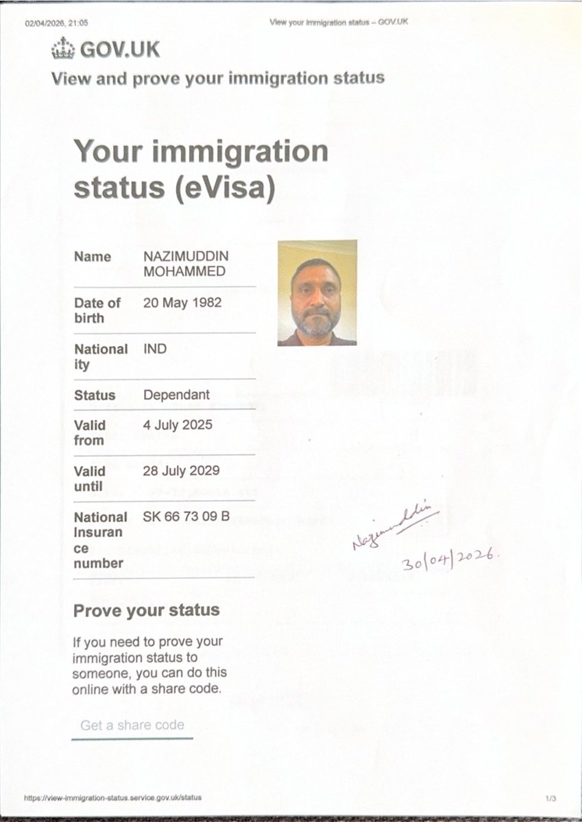 amjedmbt's tweet photo. I request the urgent intervention of @DrSJaishankar Hon’ble Minister for External Affairs, Government of India, regarding the sudden demise of Mohammed Nazimuddin, a resident of Warangal, Telangana, who passed away due to cardiac arrest in Nottingham, England, UK.I urge the Hon’ble Minister to kindly direct the @HCI_London or @CGI_Bghm to extend all necessary assistance to the bereaved family, complete the required formalities and facilitate the early repatriation of Mohammed Nazimuddin’s mortal remains to India.

The family is going through an extremely difficult time and urgently needs the support and assistance of the Indian authorities to bring their loved one home. @meaMADAD @HelplinePBSK 

#MohammedNazimuddin #Repatriation #MortalRemains #IndianDiaspora #Warangal #Telangana #MEAIndia #EmbassyOfIndia #HighCommissionOfIndia #DrSJaishankar