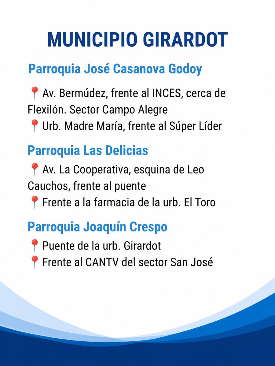 VenteAragua's tweet photo. ¡Mañana Aragua se llena de esperanza y participación! 

De punta a punta, en cada municipio y parroquia, las calles van a latir con mucha fuerza. 

Es el momento de sumar tu voz, tu energía y tu confianza a este gran movimiento.

 ¡Nos vemos en los puntos ciudadanos! 📍⏩ https://t.co/zih9jX8aty