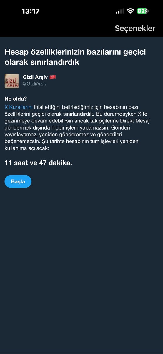 GizliArsiv's tweet photo. Dostlar, birkaç gündür LeGeBeTe karşıtı yaptığım paylaşımlar nedeniyle bugün hesabım askıya alındı. 😔

Desteğinize çok ihtiyacım var. 

Yoruma bir bayrak 🇹🇷, bir çiçek 🌸, bir böcek 🦋, bir emoji ❤️ ne bulursanız bırakın. Yeter ki etkileşim olsun.

Şimdiden herkese teşekkürler. https://t.co/QH0Rmmi1IP
