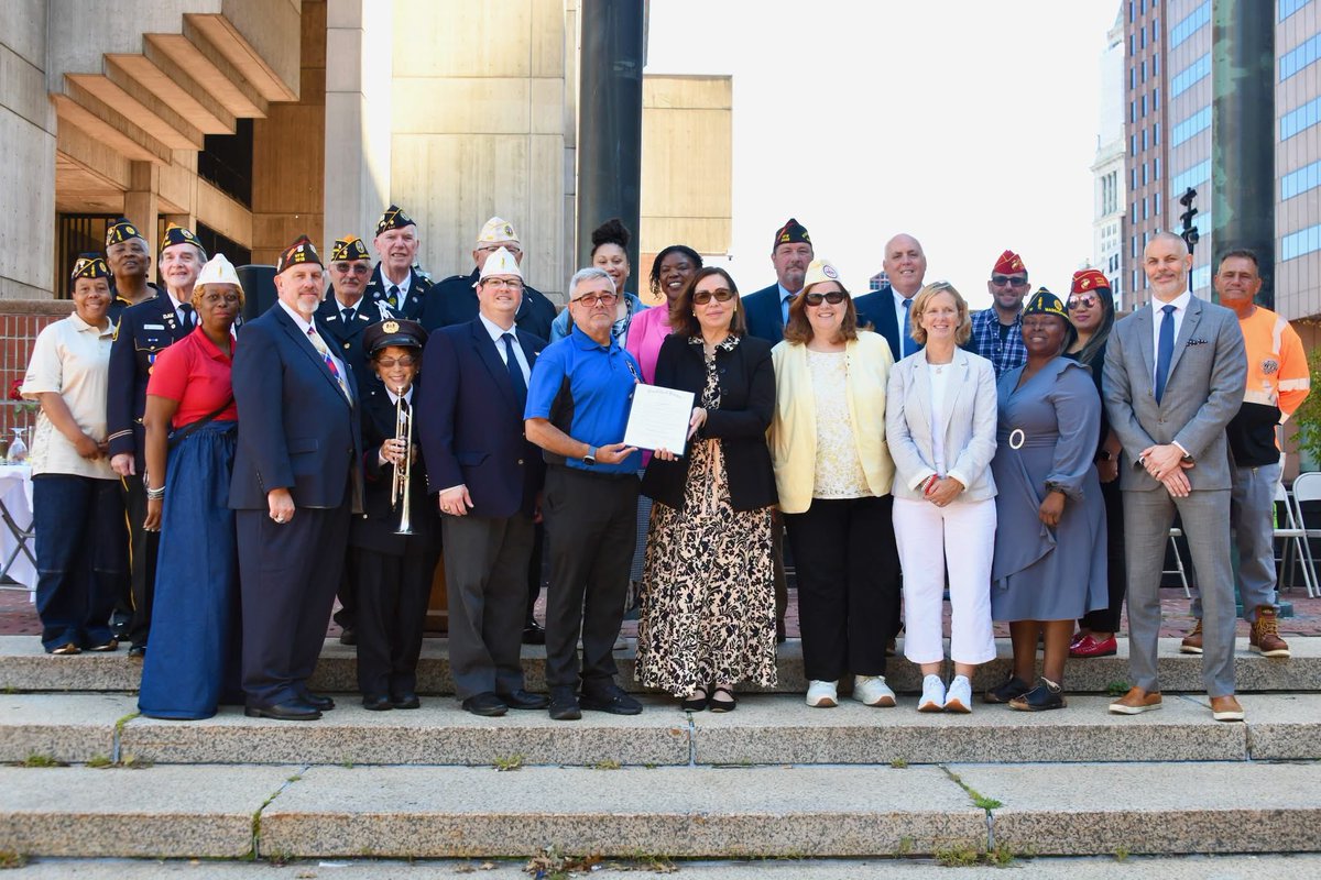 EdforBoston's tweet photo. Today is National POW/MIA Recognition Day. At City Hall Plaza this morning, we honored the brave American service members who endured captivity as prisoners of war and those who remain missing in action. Their sacrifice is remembered and the promise to bring them home endures! https://t.co/eCwZX9Lye1