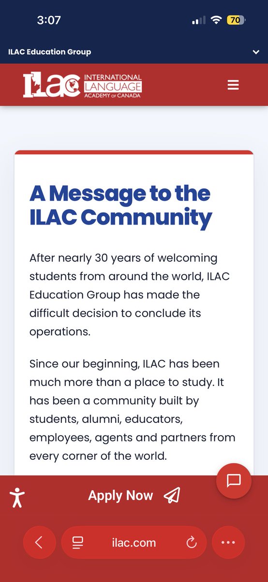 osusume_canada's tweet photo. 大手語学学校のILACが破産手続きを開始しました😱😱

#カナダ #バンクーバー #ILAC #留学 #ワーホリ #海外生活 https://t.co/WoshcKJ616