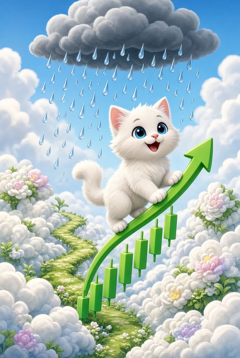 obcbless's tweet photo. Sky heavy, rain-cloud sitting low.

WikiCat still climbs through the pour.

Drops fall, chart keeps lifting.

$WKC is the storm that doesn’t stop.

$WKC 🌍 https://t.co/gpTz4sjP77