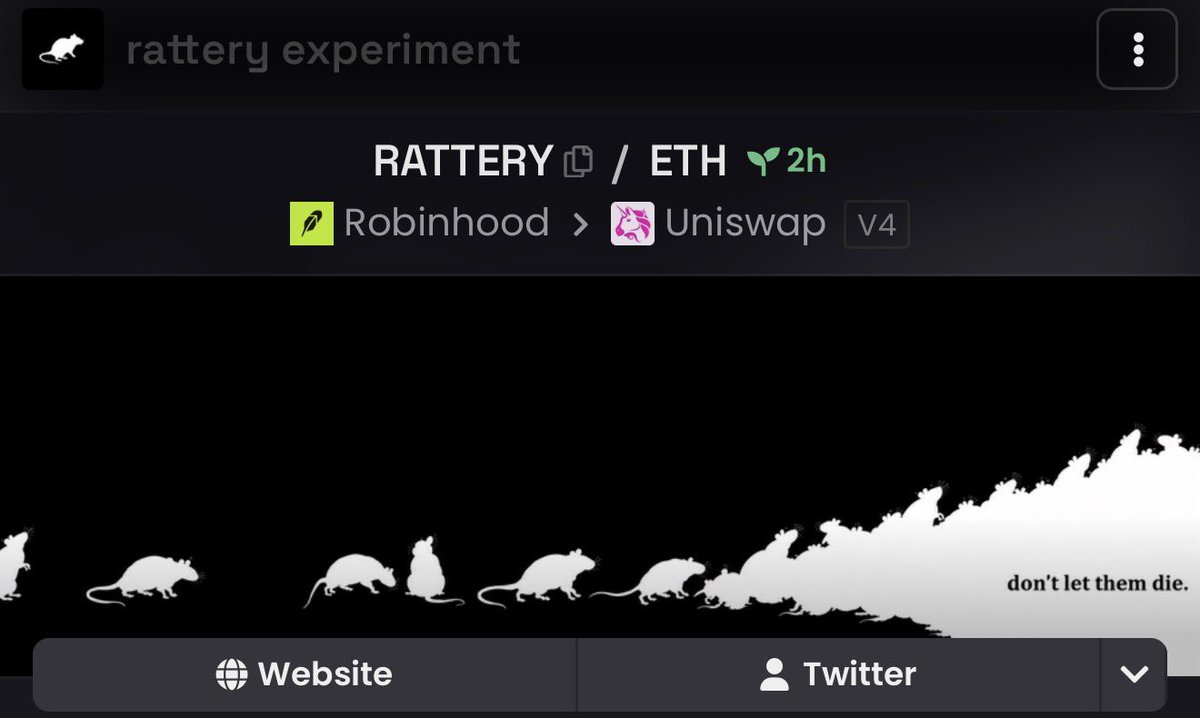 CryptoLord100x's tweet photo. Got a feeling $RATTERY could go crazy anytime soon.

Been studying this one and the setup looks pretty interesting.

Early $flybrain vibes

Keep an eye on it

https://t.co/0UildJmi1e

0xC322305e79337300b59fF48389f8C9A1D9E0de76 https://t.co/fJbPXnK8Pa