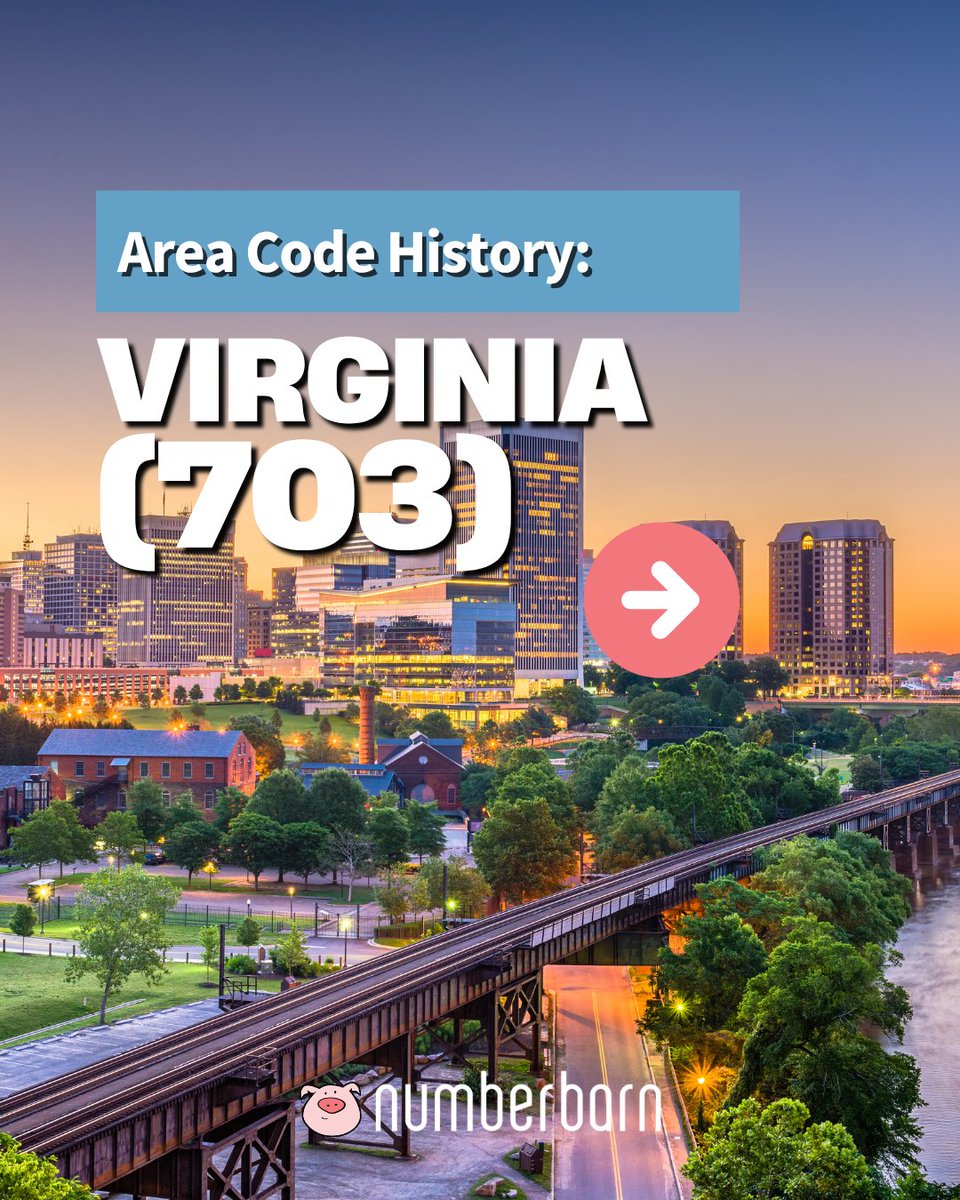NumberBarn's tweet photo. Virginia is for lovers - and lovers of history, culture, government &amp; tech. Get custom NoVa digits to love, at NumberBarn! #virginia #areacode #didyouknow https://t.co/YUr6YZPiKm