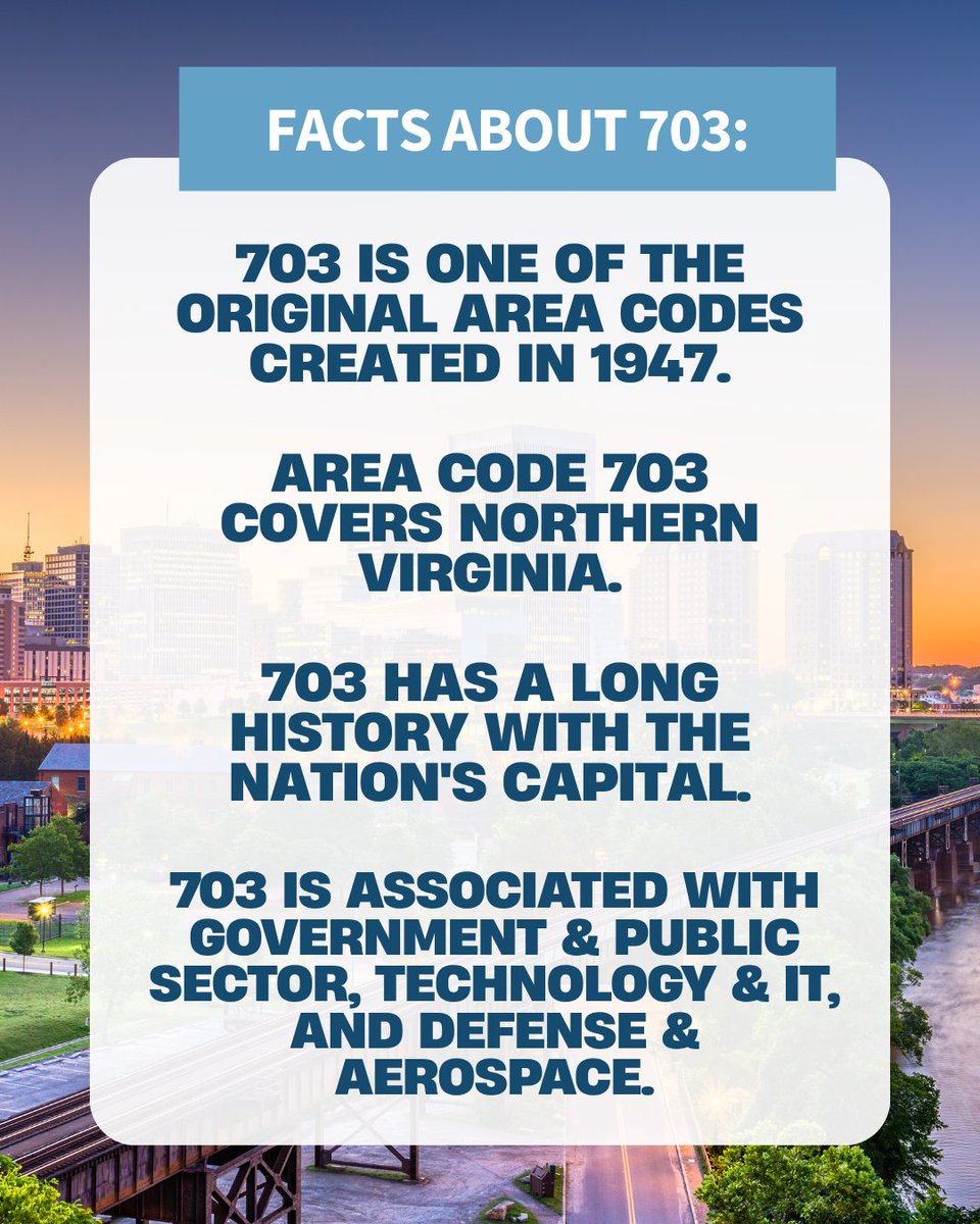 NumberBarn's tweet photo. Virginia is for lovers - and lovers of history, culture, government &amp; tech. Get custom NoVa digits to love, at NumberBarn! #virginia #areacode #didyouknow https://t.co/YUr6YZPiKm