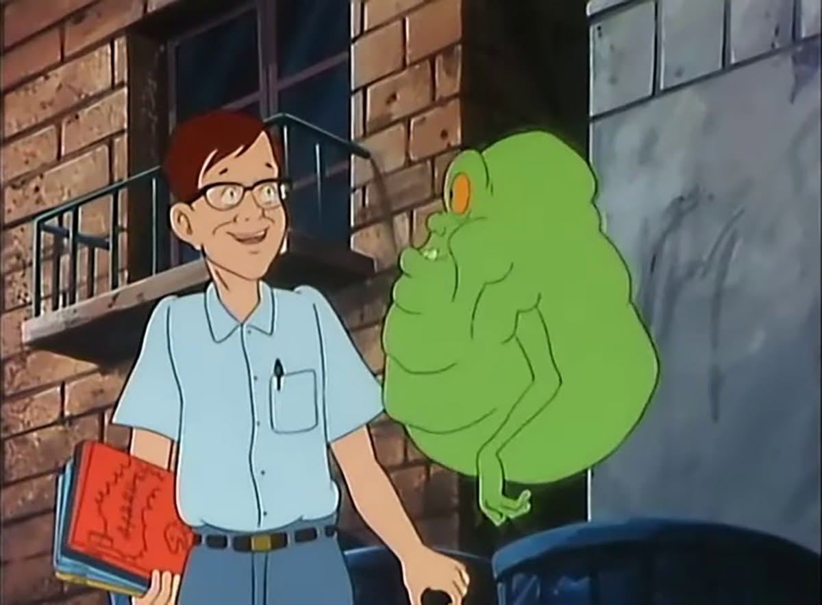 GBNewsdotcom's tweet photo. On this day in 1987, The Real Ghostbusters episode "They Call Me MISTER Slimer" first aired. 👻🚫

In this episode, Slimer becomes a teenager's personal bodyguard to help the Ghostbusters' finances. But he doesn't bargain on a gang of young thugs attaining bodyguards of their own... some very dangerous creatures from an abandoned subway station.

BUY THE REAL GHOSTBUSTERS ON DVD: https://t.co/pUzhS70N8v