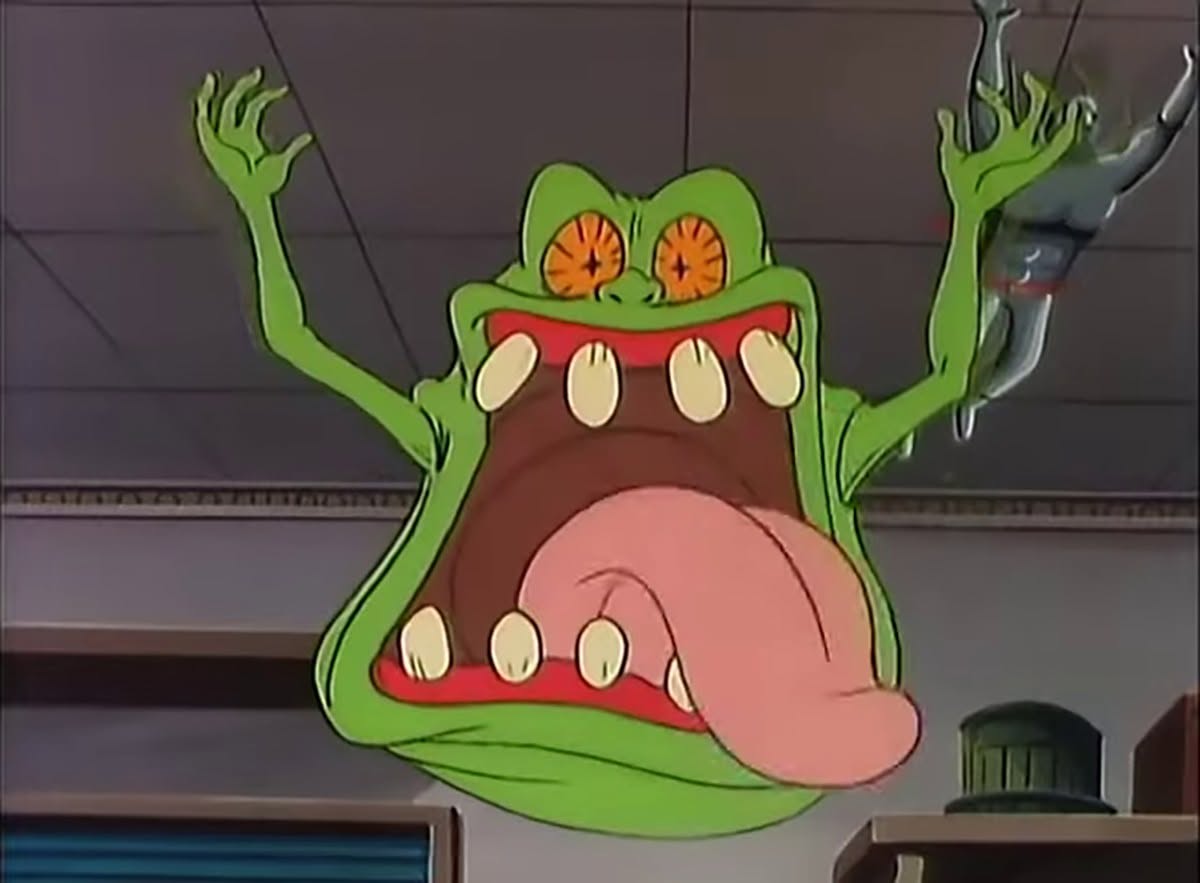 GBNewsdotcom's tweet photo. On this day in 1987, The Real Ghostbusters episode "They Call Me MISTER Slimer" first aired. 👻🚫

In this episode, Slimer becomes a teenager's personal bodyguard to help the Ghostbusters' finances. But he doesn't bargain on a gang of young thugs attaining bodyguards of their own... some very dangerous creatures from an abandoned subway station.

BUY THE REAL GHOSTBUSTERS ON DVD: https://t.co/pUzhS70N8v