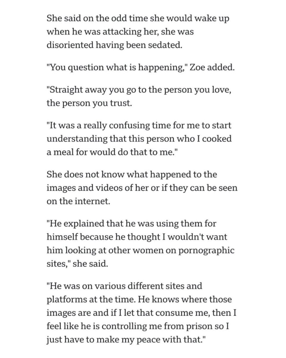 JessPected's tweet photo. I don't think women appreciate, or even know, that drugging &amp; raping your wife was, &amp; still is in some states, protected violence for husbands. We're only hearing about it now because men decided to invite other men to rape their wives too. https://t.co/11CFZoEUIB