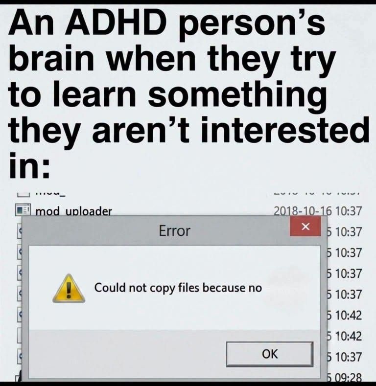 ADHDForReal's tweet photo. https://t.co/DkWvByhMBz