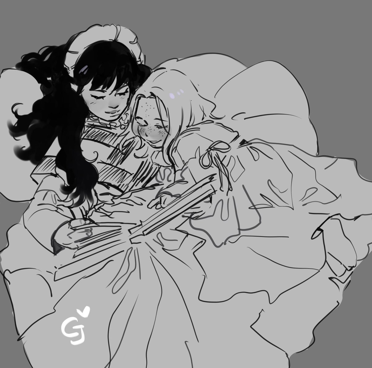 Cj_KhalifP's tweet photo. Rhaenys and Daenerys KOFI REQUEST! <3 https://t.co/xcwmy8kq1i