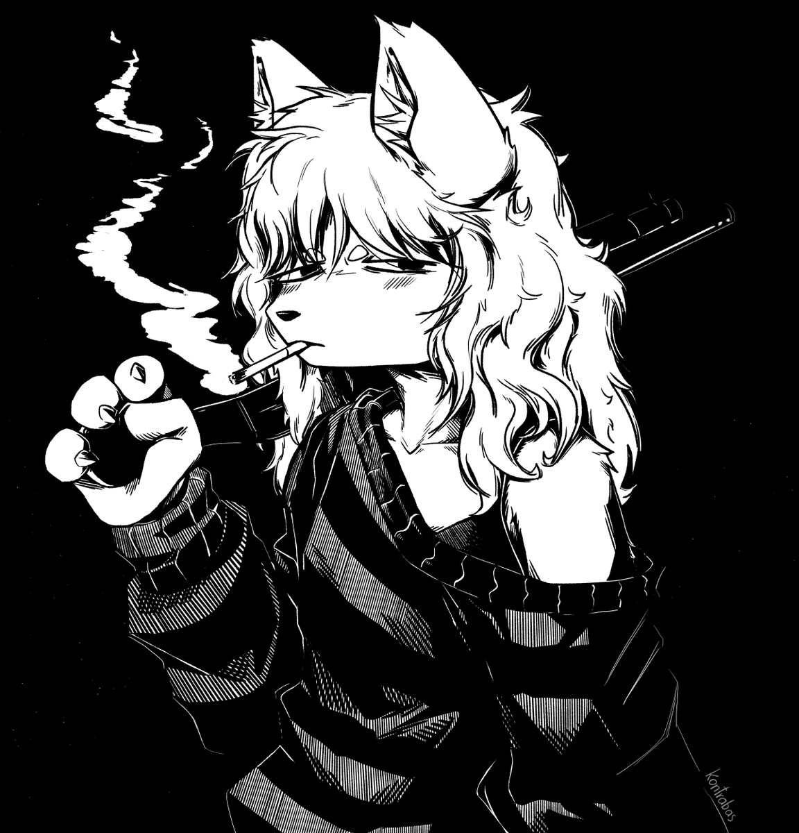 Kontrabas00's tweet photo. comm for @Mruggi110 🚬 https://t.co/iAeYMMUPme