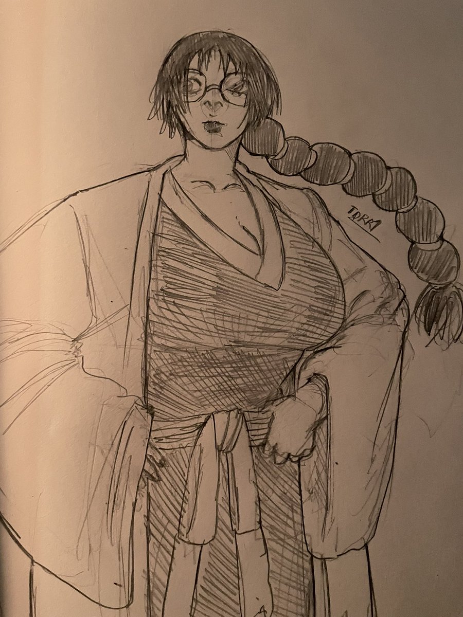 T0RR1ISHERE's tweet photo. katori batsunsai sketches https://t.co/HlvyqbnFVx