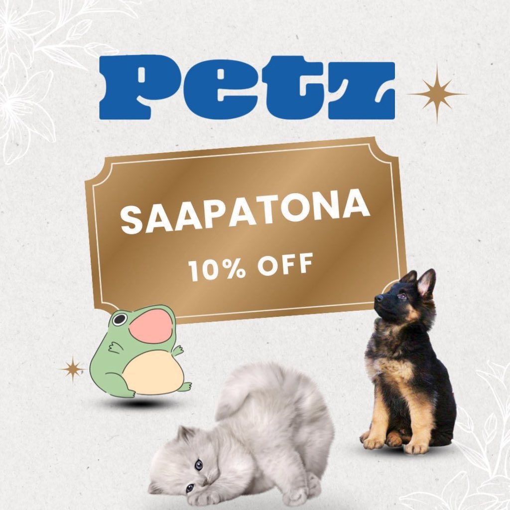 saapatona's tweet photo. 🚨CUPOM NA PETZ #petz

🎟️ use meu cupom SAAPATONA para ganhar 10% em qualquer compra, sem limite!!!!! vc pode usar quantas vezes quiser!!

AQUI➡️ https://t.co/Zb0PlyslDd…

ao final da sua compra digite meu cupom para conseguir os 10% https://t.co/4sjIXOb1Tn