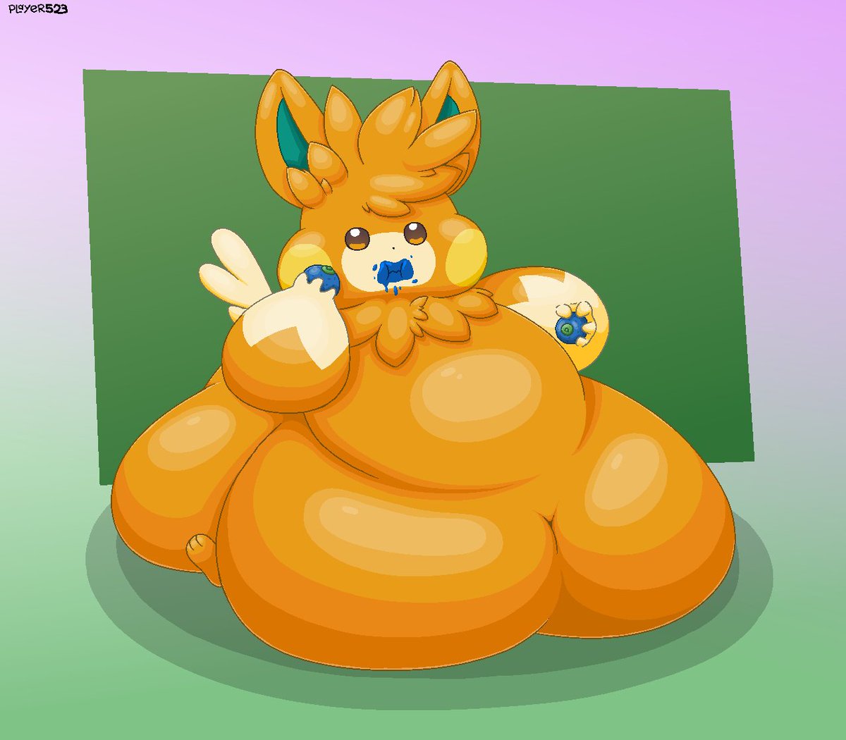 ThePlayerAlt523's tweet photo. (Dated 6th September 2025)

Pawmot, another one of @rileyraichu3 's request.

Stop eating these berries too much, shm https://t.co/9Y6xbsSRDz