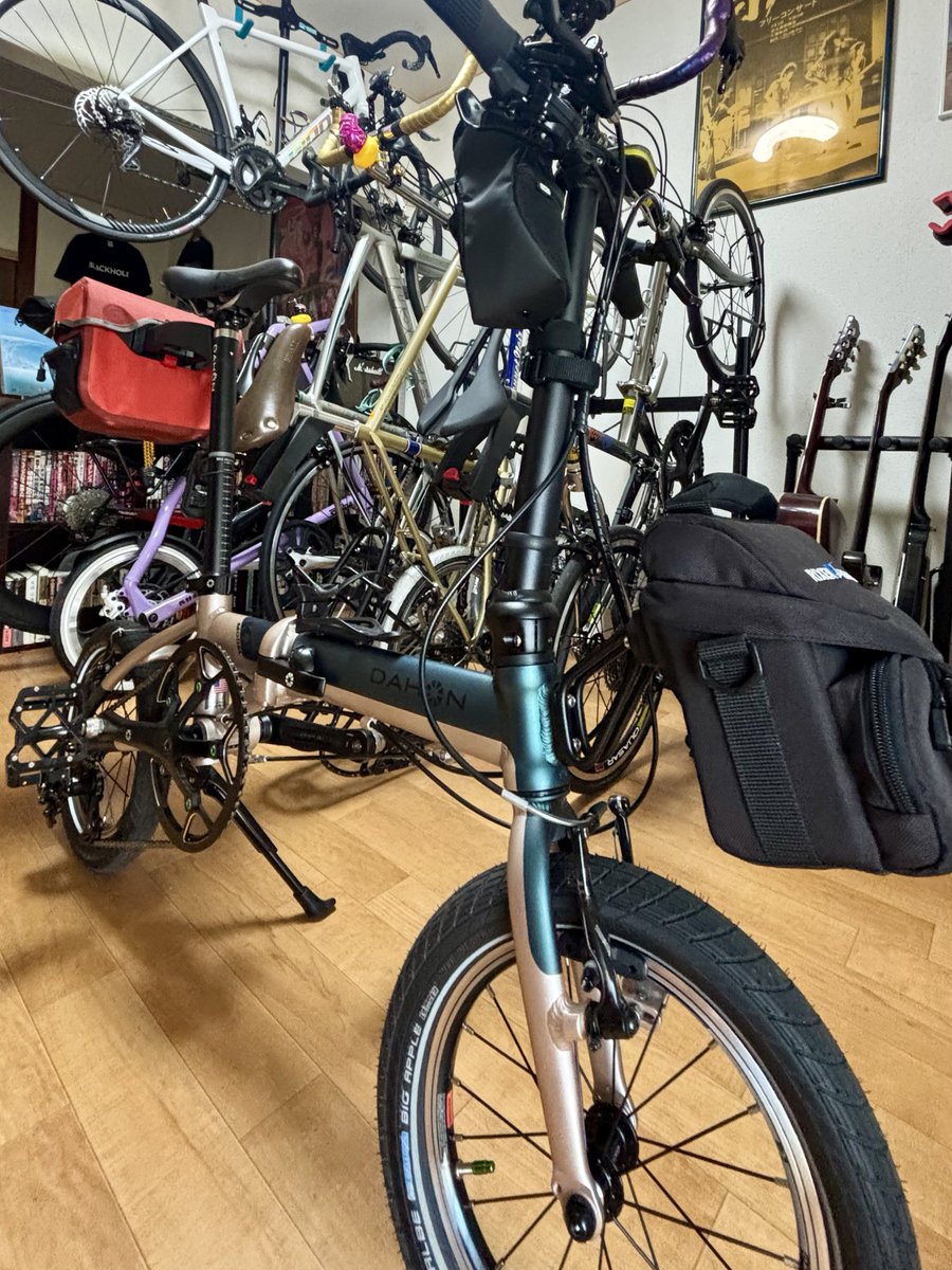 wilier_love's tweet photo. さて…準備は出来た‼️皆様11:00に泉南ロングパークでお待ちしとります🤘#DAHON #KLM #dahonk3 #dahonk9x https://t.co/YNZvUYenzT