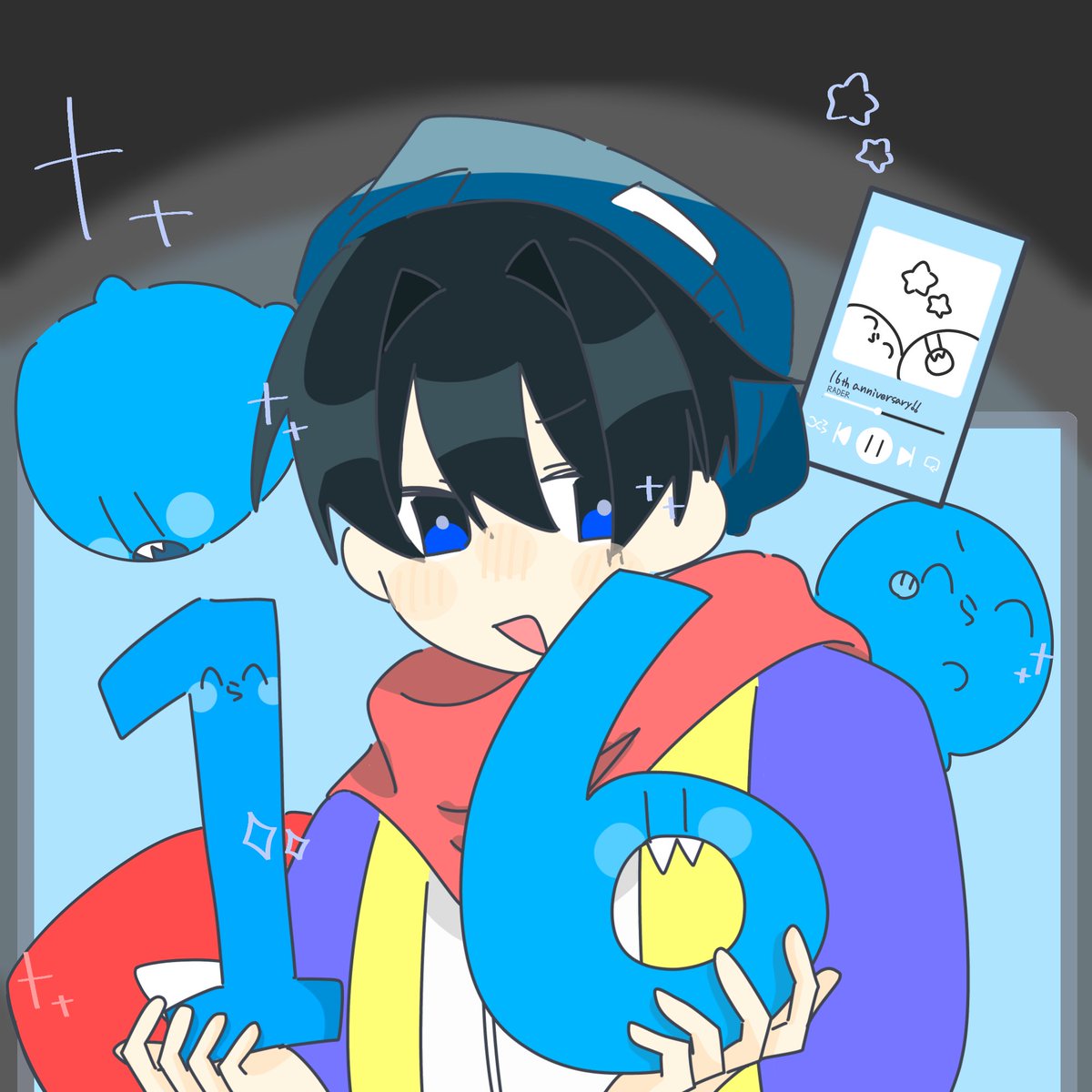 aaohuse_'s tweet photo. #らっだぁ16周年  #い・らくすと 
遅刻😢😢16周年おめでとうー‼️‼️ https://t.co/UVKfhTPfUJ