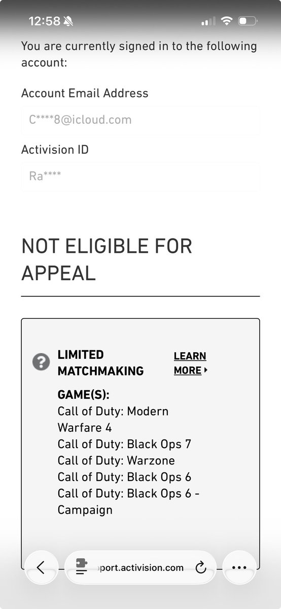 RadiantWZ's tweet photo. Today was the day i reached level 1000. Logged in an wanted to goof off and snipe on big map. Sat in the solo queue for 30 minutes with no luck so I switched to solo/squad casuals. Upon destroying the casual community I found myself shadow banned. GG's @Activision @CallofDuty https://t.co/m227onf49H