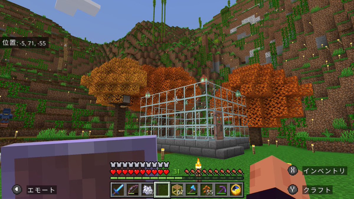 imasara_ma's tweet photo. いつの日かカエルをお迎えする時のためにカエル小屋を先に作りました

ネザーゲートの近くです

カエル増やす事を考えるともっと広い方が良いのかな？

まだ沼地を見つけれないですが…
#マイクラ https://t.co/LWpJKtlIvD