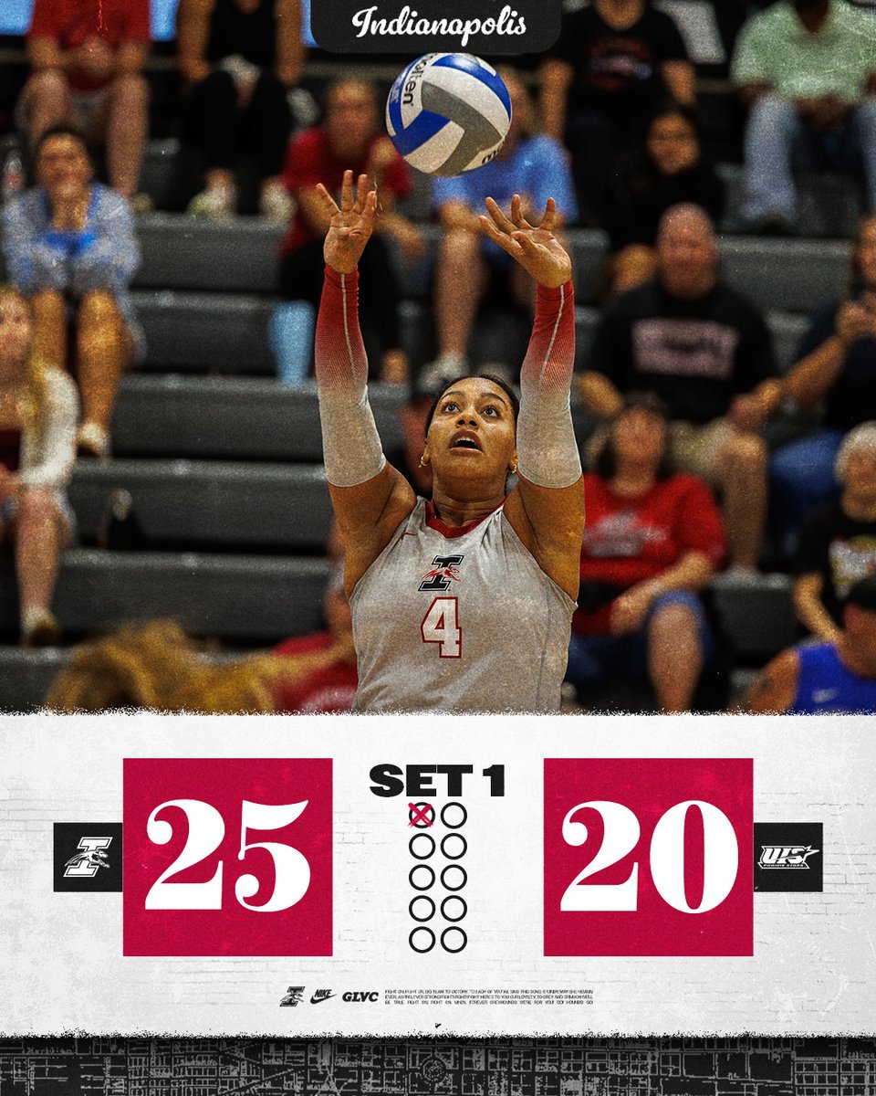 UIndyVball's tweet photo. Hounds take set ☝️ https://t.co/KWiwD9KfAs