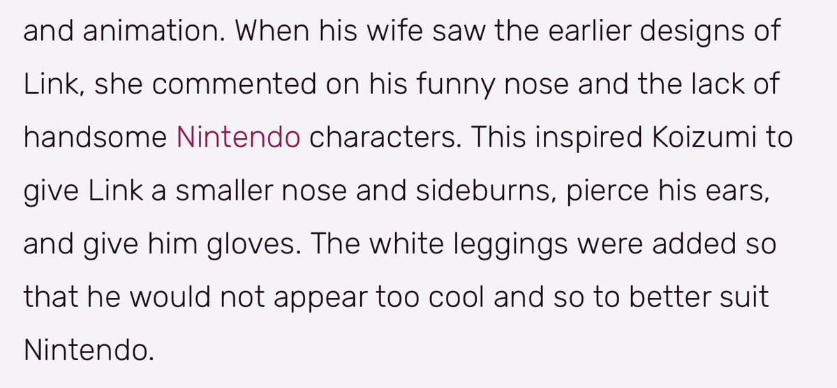 fluffgeta's tweet photo. I still think Yoshiaki Koizumi’s wife doesn’t get enough credit for telling him to make Link handsome, she actually changed gaming forever 😭🙏 https://t.co/D3FpPEeigB