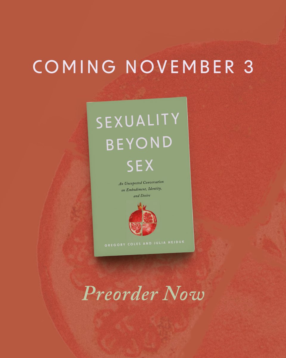 ivpress's tweet photo. Why did God create us sexual if we don’t have sex?

Greg Coles and Julia Hedjuk join The Hole in My Heart podcast to discuss their forthcoming book, 'Sexuality Beyond Sex.'

This conversation helps us understand why God created us as sexual creatures—whether God calls us to marriage or singleness.

Listen:
https://t.co/1qNIPP9a7s