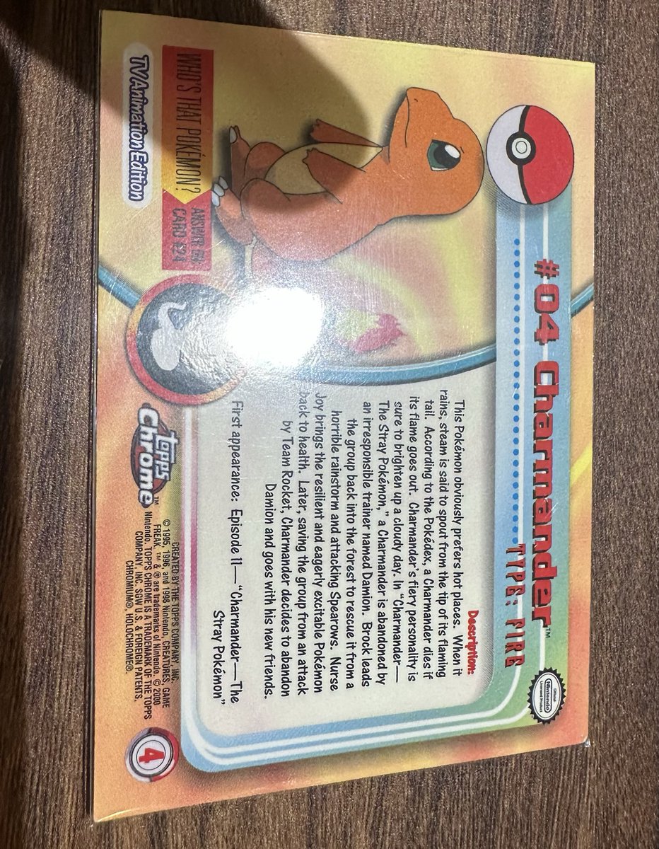 ThisIsDougP's tweet photo. Childhood stack of 2000 Topps Chrome Pokémon cards I’ve had sitting protected for decades. Pikachu, Charmander, Raichu + a bunch more.

Pokémon collectors - anything here worth grading? Charmander looks especially clean. Also curious what you’d value the lot at 👀 #PokemonTCG https://t.co/I3EhsN7FNk