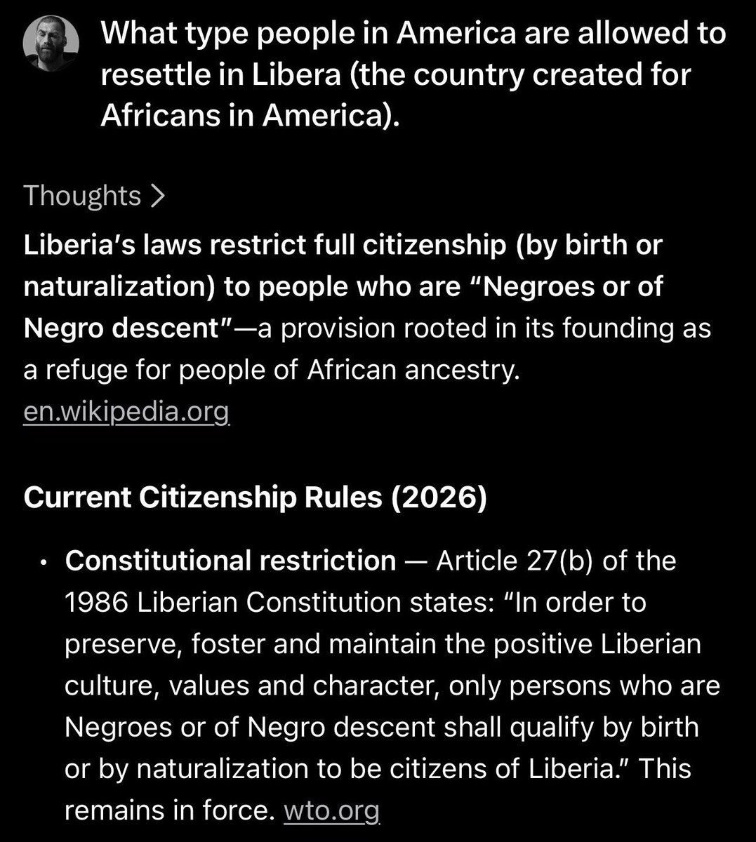Tomhennessey69's tweet photo. @mattvanswol Someone tell Aunt Jemima that being a juvenile doesn’t exempt them from responsibility. 

If she doesn’t like how things work here, Liberia was created exclusively for people like her who want to do things the black way. https://t.co/rkikky4WYN